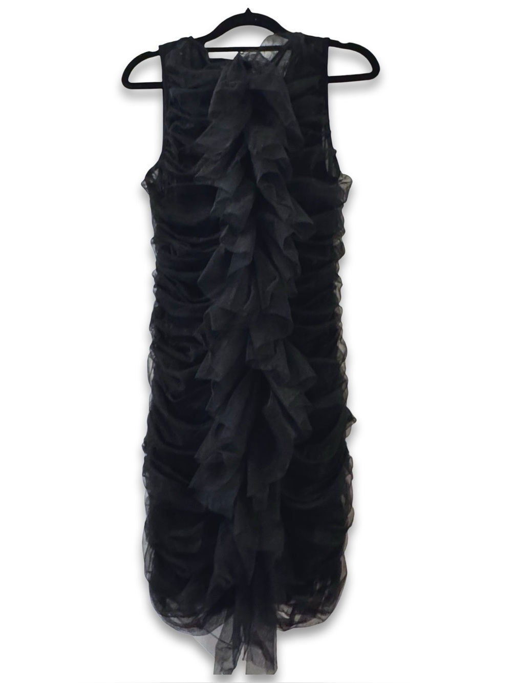 & Other Stories Ruffled Tulle Mini dress